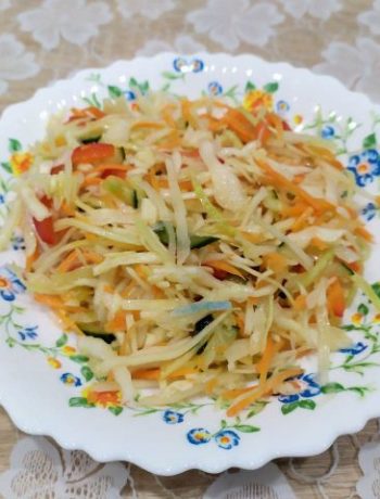 Вкусный салат из капусты