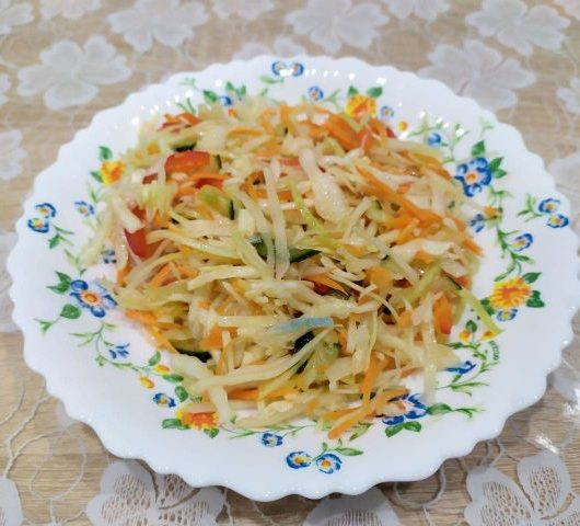 Вкусный салат из капусты