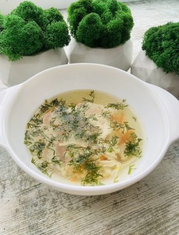 Суп из филе индейки с укропом – пошаговый рецепт