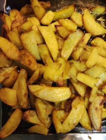 Картофель дольками «Деревенские мотивы» – пошаговый рецепт