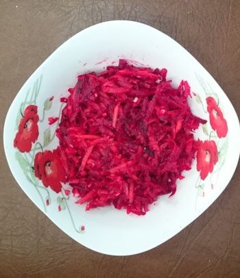 Салат с сырой свеклой и морковью – пошаговый рецепт