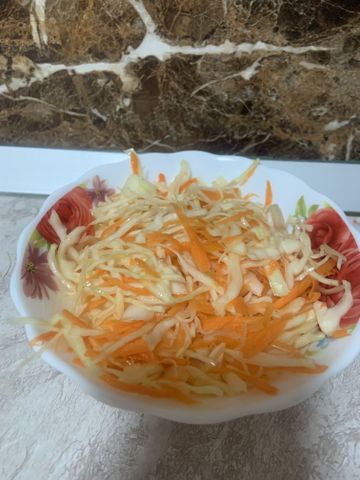 Быстрый салат с капустой и морковкой – пошаговый рецепт