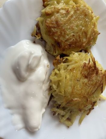 Картофельные драники с чесноком – пошаговый рецепт