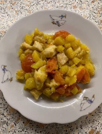 Картофельное рагу с мясом и томатами – пошаговый рецепт