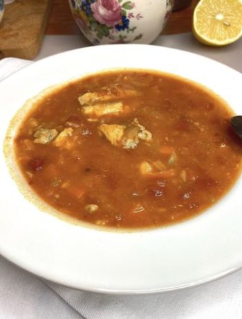 Томатный суп с белой рыбой – пошаговый рецепт