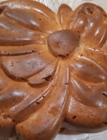 Вкусный пирог на кефире с яблоком – пошаговый рецепт