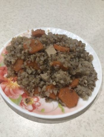 Гречка с мясом и с морковью – пошаговый рецепт
