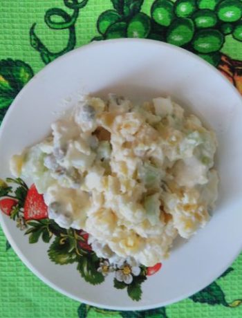Салат «Приятного аппетита» с картофелем и яйцом