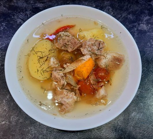 Заправочный суп с маринованными помидорами – пошаговый рецепт