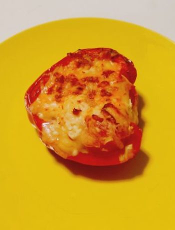 Запеченный перец с сыром и помидором – пошаговый рецепт