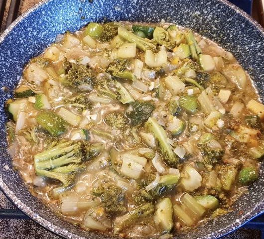 Овощное рагу из брокколи и сельдерея – пошаговый рецепт