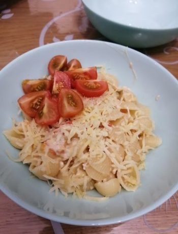 Паста в сливочно-томатном соусе с чесноком – пошаговый рецепт