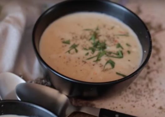 Крем-суп с курицей и бурым рисом – пошаговый рецепт