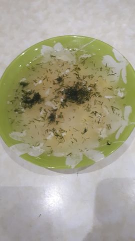 Рисовый суп с соленым гусем