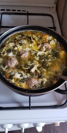 Щавельный суп с фрикадельками – пошаговый рецепт