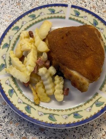 Куриное бедро в панировке и с горчичным соусом – пошаговый рецепт