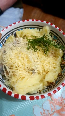 Крошка-картошка с грибами со сливками – пошаговый рецепт
