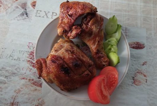 Шашлык из курицы в маринаде с аджикой – пошаговый рецепт