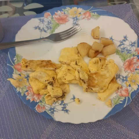 Омлет с картошкой – пошаговый рецепт
