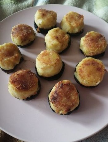 Картофельные шарики с шампиньончиками – пошаговый рецепт