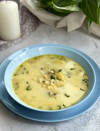 Сырный суп с птитимом – пошаговый рецепт