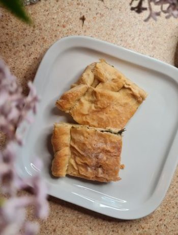 Слоеный пирог с щавелем – пошаговый рецепт
