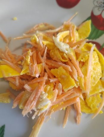 Салат «Быстрый» с морковью и яйцом – пошаговый рецепт