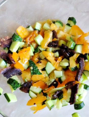 Салат с беконом – пошаговый рецепт