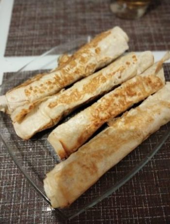 Сытные трубочки с ветчиной и сыром – пошаговый рецепт