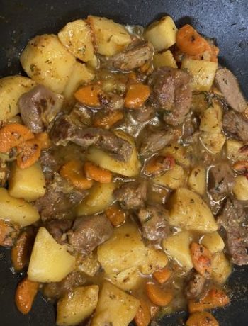 Тушеная индейка с картошкой – пошаговый рецепт