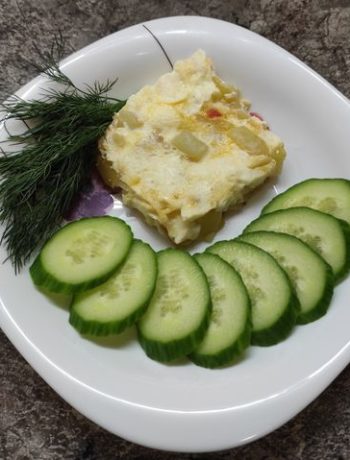 Жаренка – омлет с овощами – пошаговый рецепт