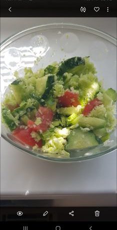 Простой и полезный салат из свежих овощей – пошаговый рецепт
