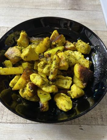 Жареная картошка с курицей – пошаговый рецепт
