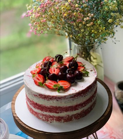 Торт «Красный бархат» с малиновой начинкой – пошаговый рецепт