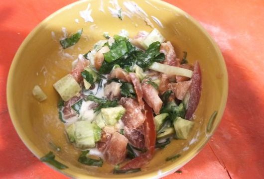 Салат летний с авокадо и руколой – пошаговый рецепт