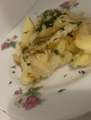 Картошка жареная по-деревенски – пошаговый рецепт