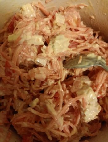 Салат с курочкой и перцем – пошаговый рецепт