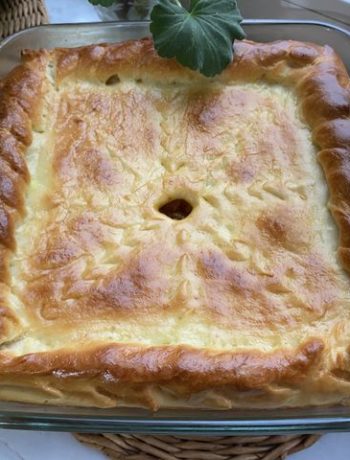 Пирог с тушеной капустой – пошаговый рецепт
