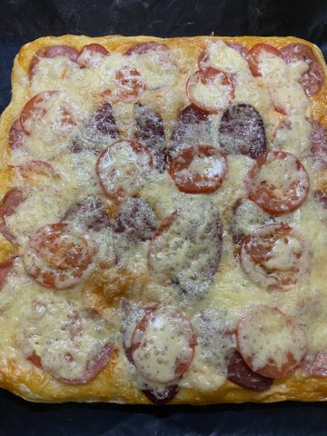 Пицца с салями – пошаговый рецепт