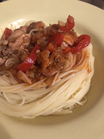 Спагетти с томатной подливой – пошаговый рецепт
