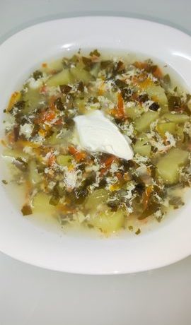 Суп со щавелем и овощами – пошаговый рецепт