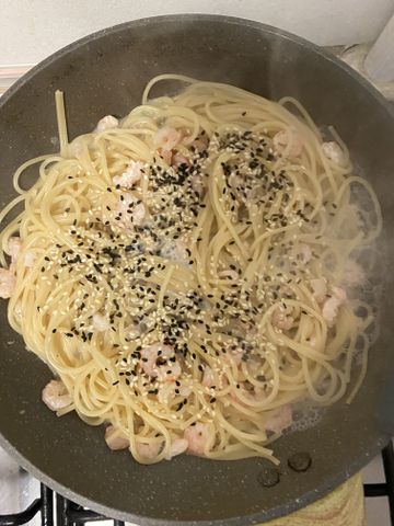 Спагетти с креветками в сливках – пошаговый рецепт