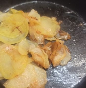 Картофель на сале