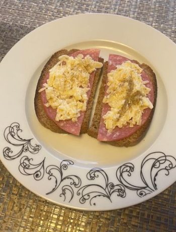 Домашние бутерброды с колбасно-сырной начинкой – пошаговый рецепт