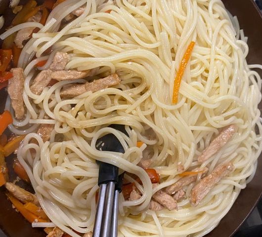 Спагетти в стиле вок – пошаговый рецепт