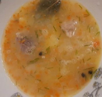 Гороховый суп на свиной кости – пошаговый рецепт