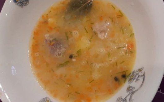 Гороховый суп на свиной кости – пошаговый рецепт