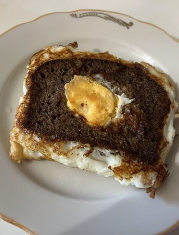 Тост из ржаного хлеба с яйцом – пошаговый рецепт