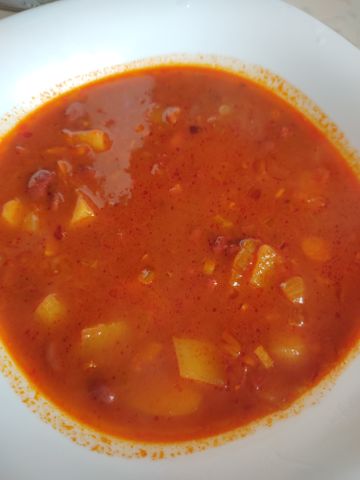 Мексиканский суп с фасолью и перцем чили – пошаговый рецепт