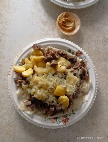 Инкаль – тушеное мясо с картофелем – пошаговый рецепт